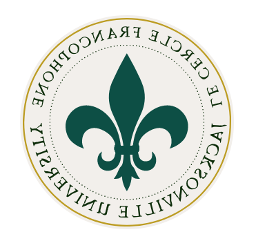 LCF logo, seal with fleur-de-lis